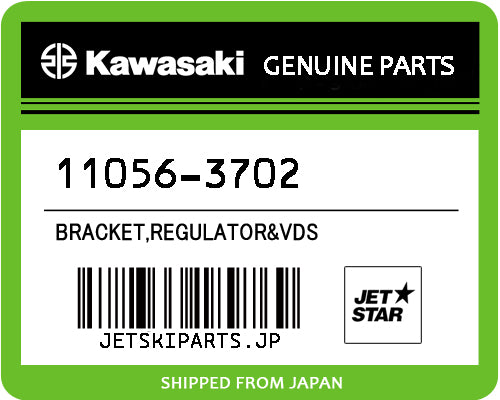 Kawasaki OEM BRACKET,REGULATOR&VDS New #11056-3702