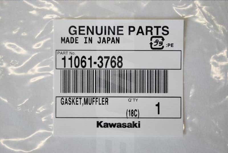 Kawasaki OEM GASKET,MUFFLER New #11061-3768