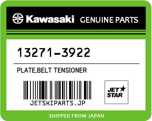Kawasaki OEM PLATE,BELT TENSIONER New #13271-3922