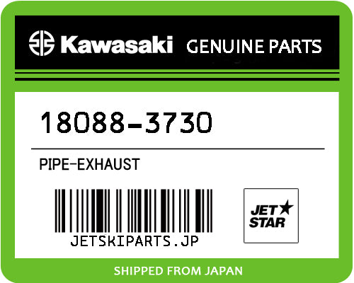 Kawasaki OEM PIPE-EXHAUST New #18088-3730