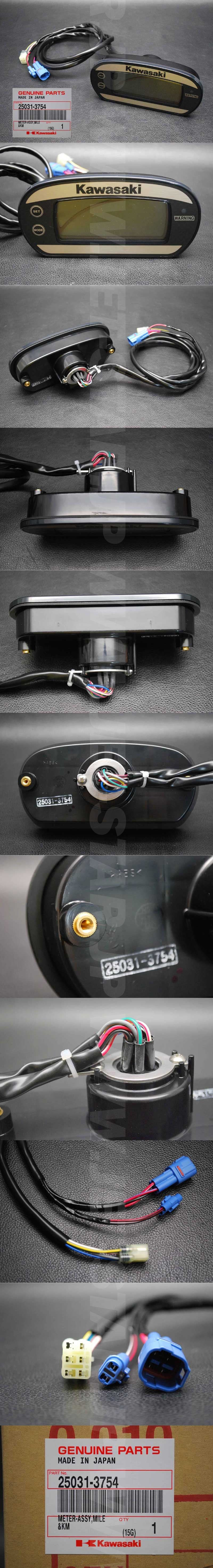 Kawasaki OEM METER-ASSY,MILE&KM New #25031-3754