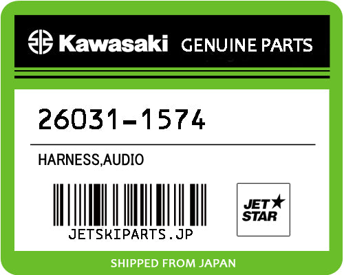 Kawasaki OEM HARNESS,AUDIO New #26031-1574