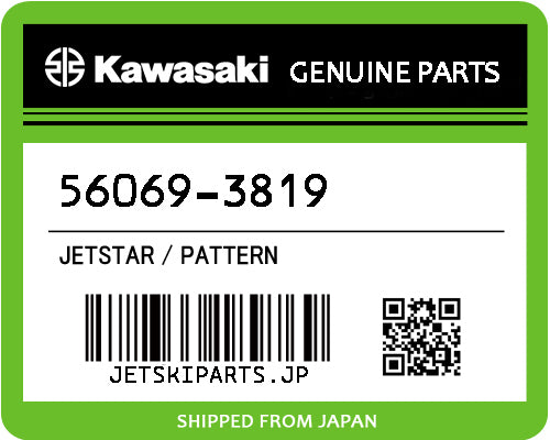 Kawasaki OEM PATTERN New #56069-3819