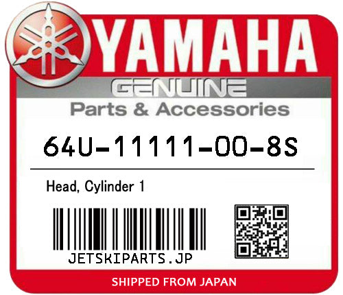 YAMAHA OEM HEAD, CYLINDER 1 New #64U-11111-00-8S