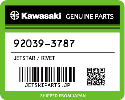 Kawasaki OEM RIVET New #92039-3787