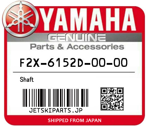 YAMAHA OEM SHAFT New #F2X-6152D-00-00