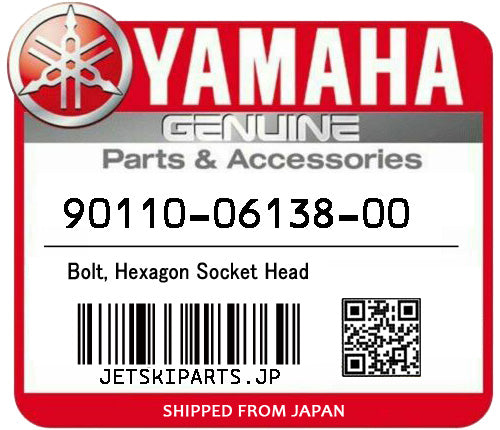 YAMAHA OEM BOLT, HEXAGON SOCKET HEAD New #90110-06047-00 #90110-06138-00