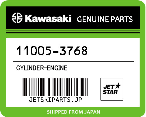 Kawasaki OEM CYLINDER-ENGINE New #11005-3768