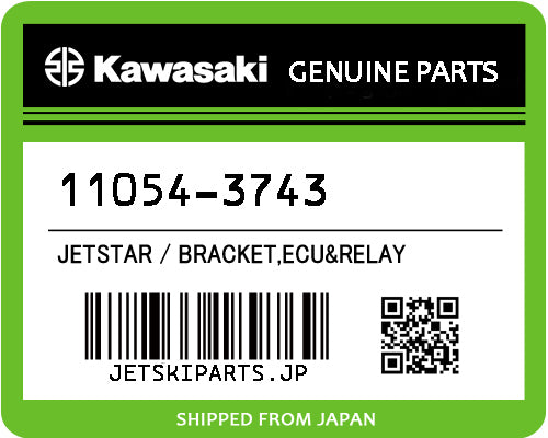 Kawasaki OEM BRACKET,ECU&RELAY New #11054-3743