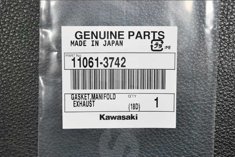 Kawasaki OEM GASKET,MANIFOLD EXHAUST New #11061-3742