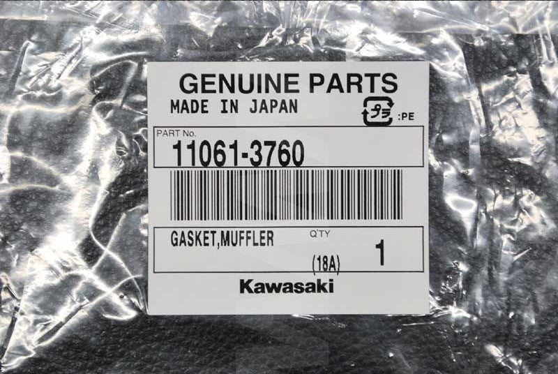 Kawasaki OEM GASKET,MUFFLER New #11061-3760