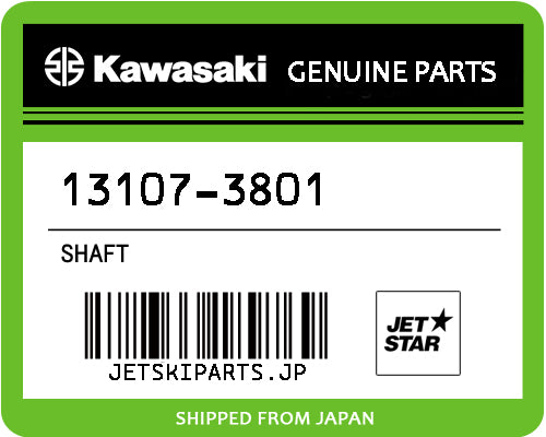 Kawasaki OEM SHAFT New #13107-3801
