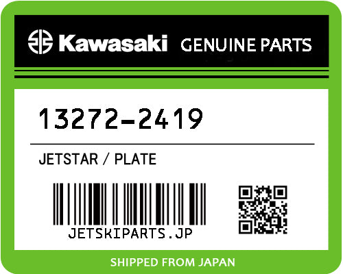 Kawasaki OEM PLATE New #13272-2419