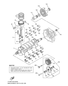 CRANKSHAFT &  PISTON