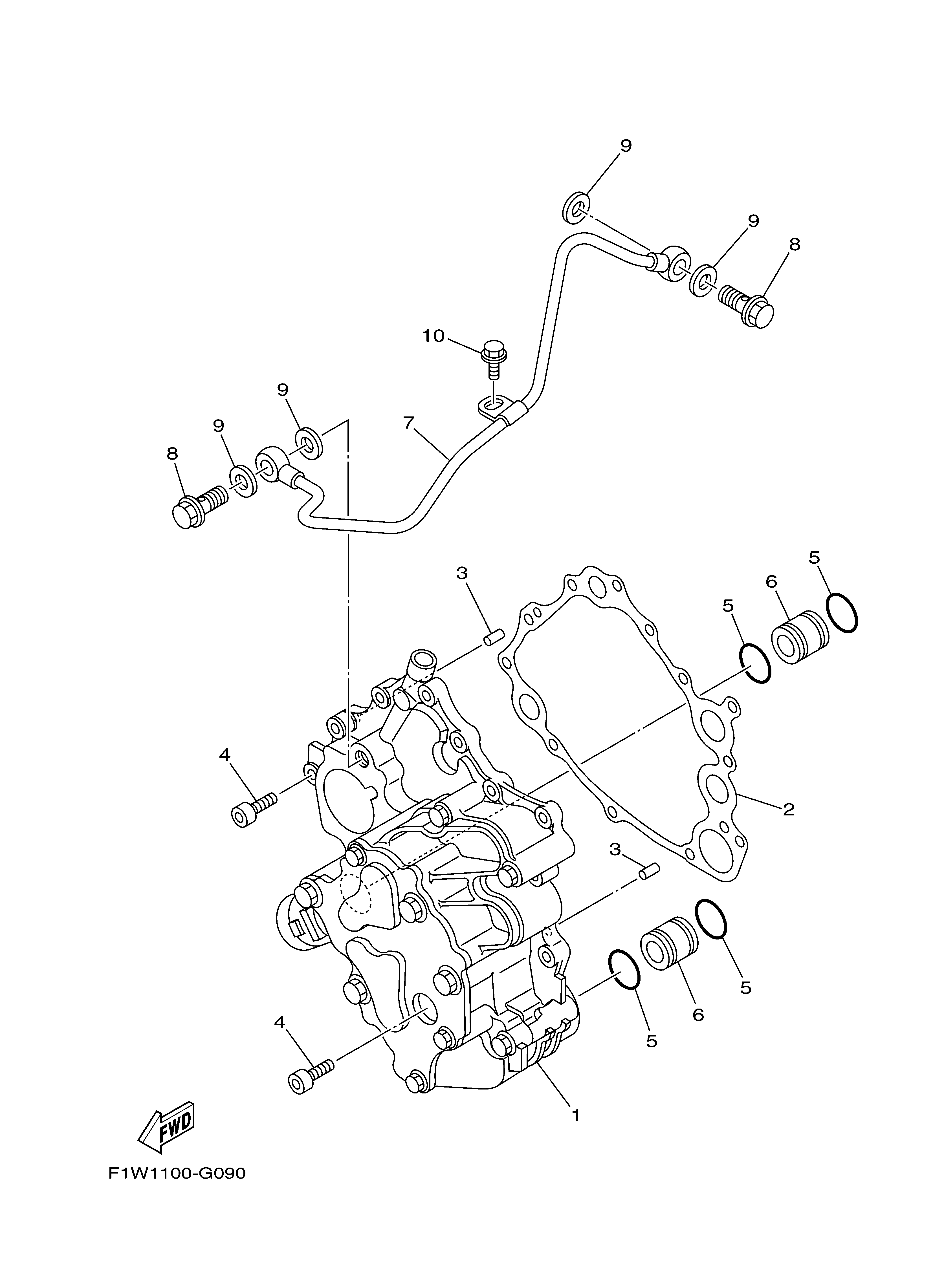 2011 FX CRUISER SHO (FX1800AK) F1WK - OIL PUMP