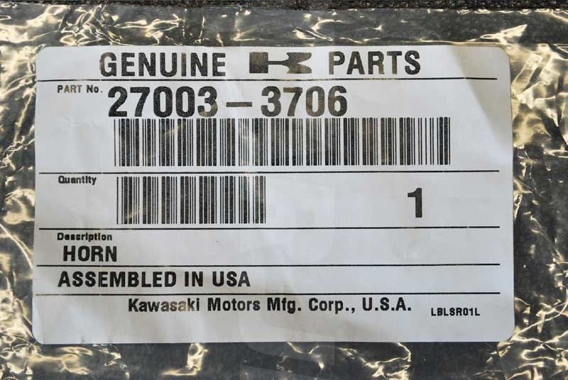 Kawasaki OEM HORN New #27003-3706