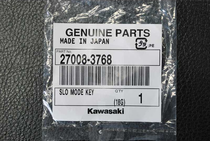 Kawasaki OEM SLO MODE KEY New #27008-3768