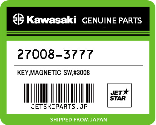 Kawasaki OEM KEY,MAGNETIC SW,#3008 New #27008-3777