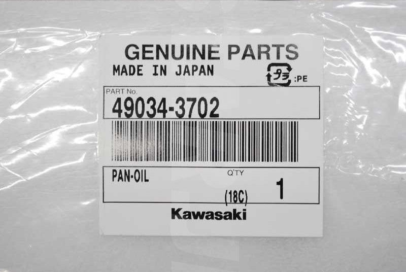 Kawasaki OEM PAN-OIL New #49034-3702