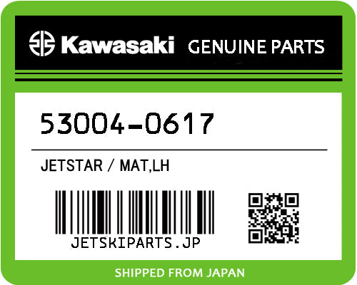 Kawasaki OEM MAT,LH New #53004-0617