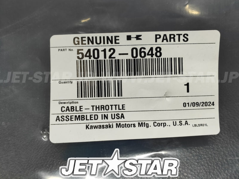 Kawasaki OEM CABLE-THROTTLE New #54012-0648