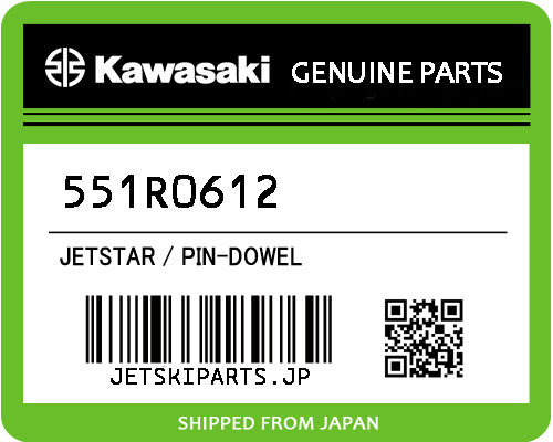 Kawasaki OEM PIN-DOWEL New #551R0612