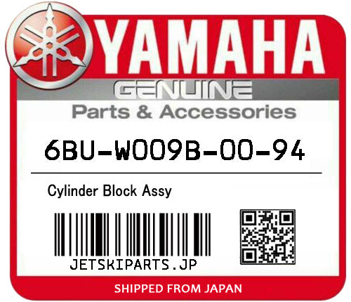 YAMAHA OEM CYLINDER BLOCK ASSY New #6BU-W009B-00-94