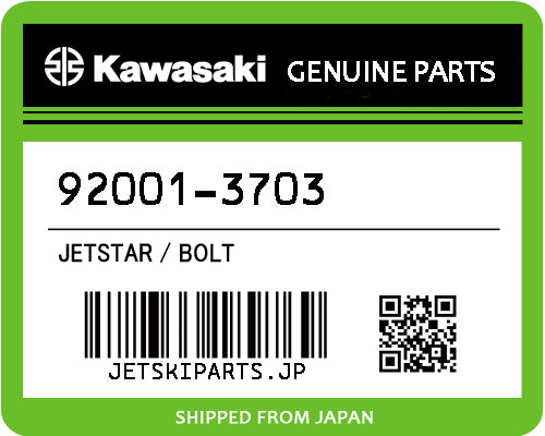 Kawasaki OEM BOLT New #92001-3703