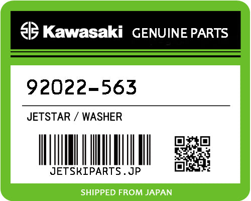 Kawasaki OEM WASHER New #92022-563