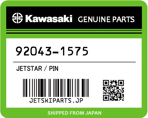 Kawasaki OEM PIN New #92043-1575