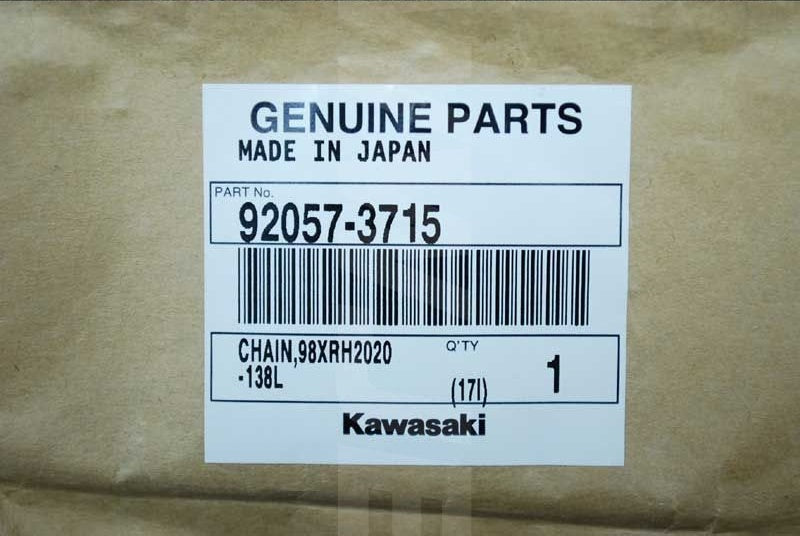 Kawasaki OEM CHAIN New #92057-3715