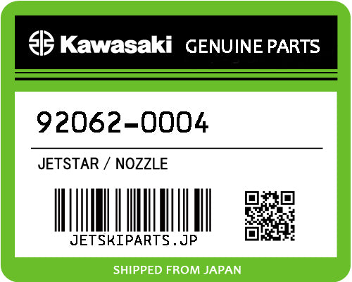 Kawasaki OEM NOZZLE New #92062-0004