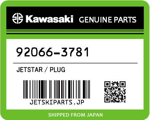 Kawasaki OEM PLUG New #92066-3781