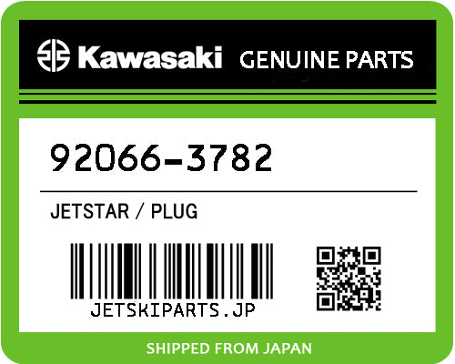 Kawasaki OEM PLUG New #92066-3782