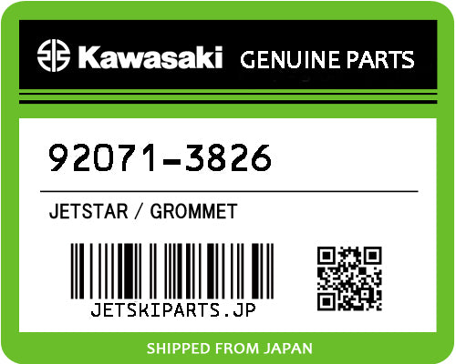 Kawasaki OEM GROMMET New #92071-3826