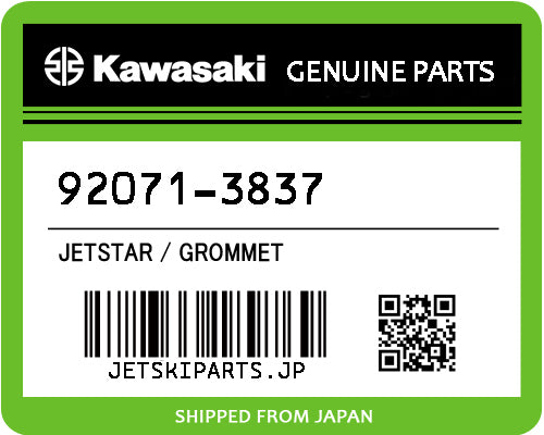 Kawasaki OEM GROMMET New #92071-3837
