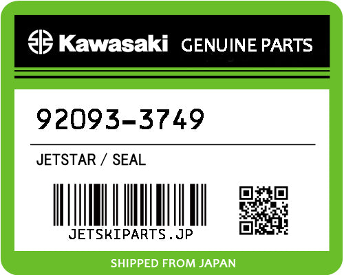 Kawasaki OEM SEAL New #92093-3749