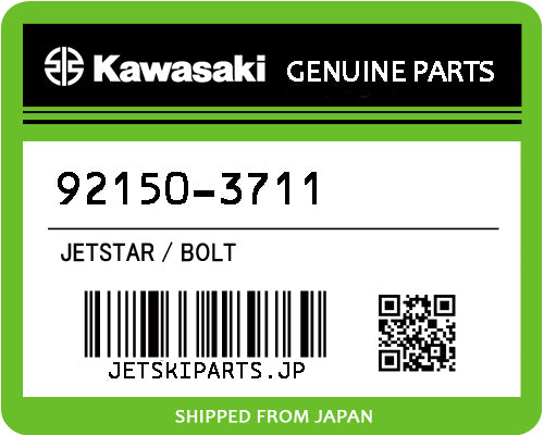Kawasaki OEM BOLT New #92150-3711