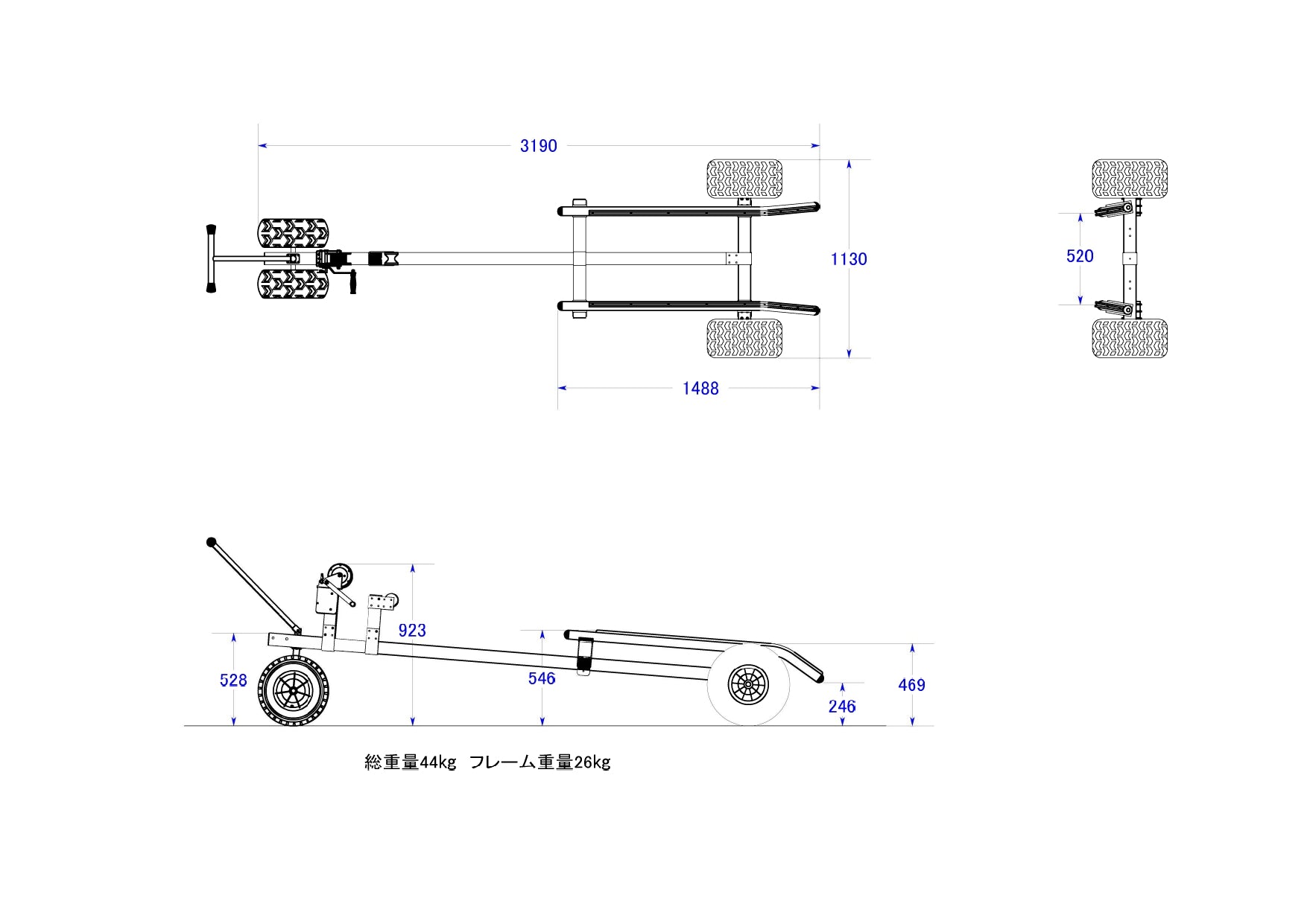 Big Dolly - Sitdown 2x2wheels