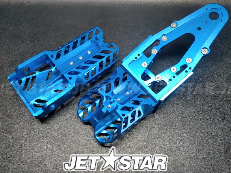 BILLET HANDLE POLE Assembly  Blue x Silver [JS-027771BL]