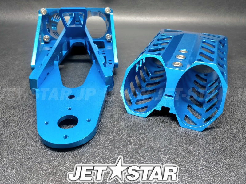 BILLET HANDLE POLE Assembly  Blue x Silver [JS-027771BL]