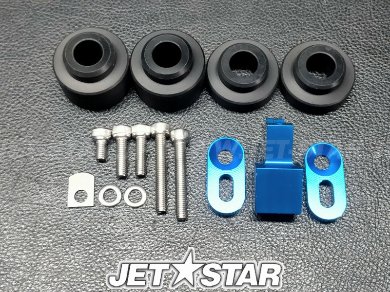 BILLET HANDLE POLE Assembly  Blue x Silver [JS-027771BL]