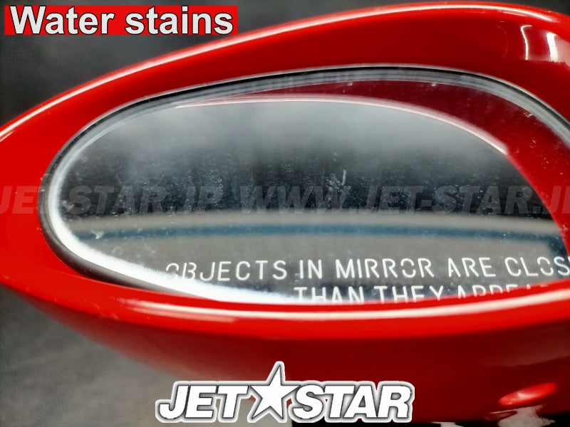 Kawasaki ULTRA150 '99 OEM MIRROR-ASSY,LH,S.RED Used (56001-3713-H1) (WITH DEFECT) [K7837-10]