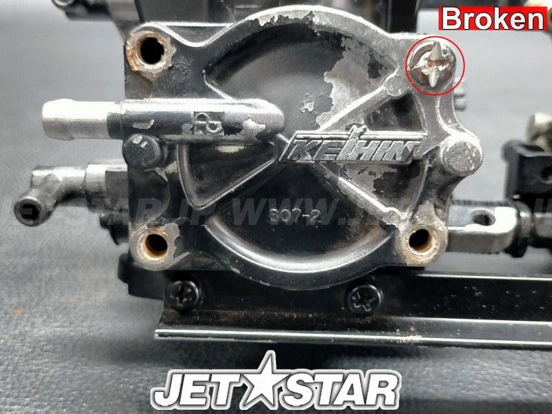 Kawasaki 1100ZXI '96 OEM CARBURETOR-ASSY Used (15003-3708) (WITH DEFECT) [K8765-18]