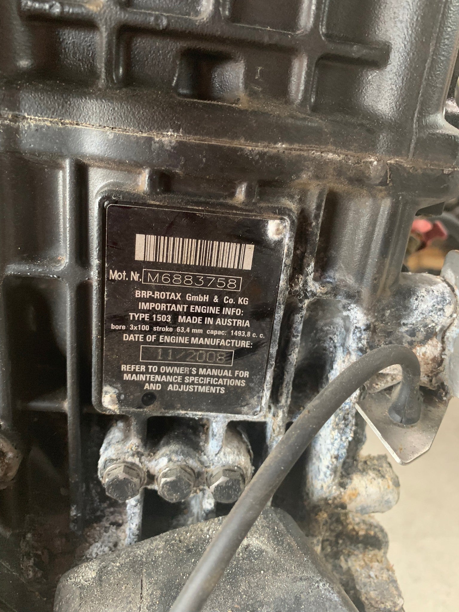 SEADOO RXT IS 255 '09 OEM ENGINE Used [S1981-00]