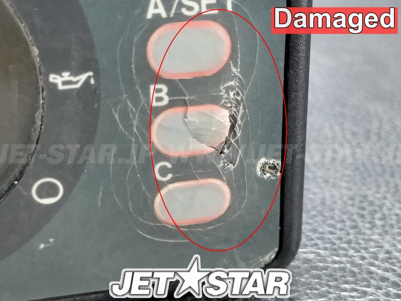 YAMAHA OEM METER ASSY Used (F0D-6820A-41-00) (WITH DEFECT) [X2407-30]