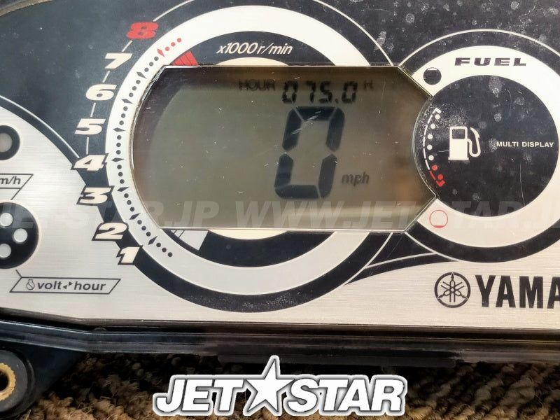 YAMAHA VX Deluxe '07 OEM METER ASSY Used (F1K-6820A-01-00/F1K-6820A-02-00) [Y2070-13]