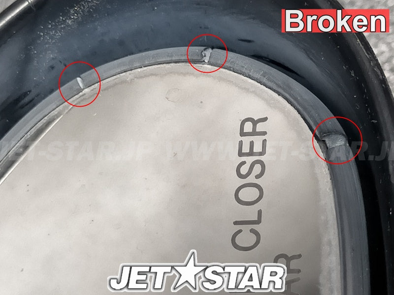 YAMAHA XLT1200 '01 OEM MIRROR RH Used (F0D-U596C-00) (WITH DEFECT) [Y7422-14]