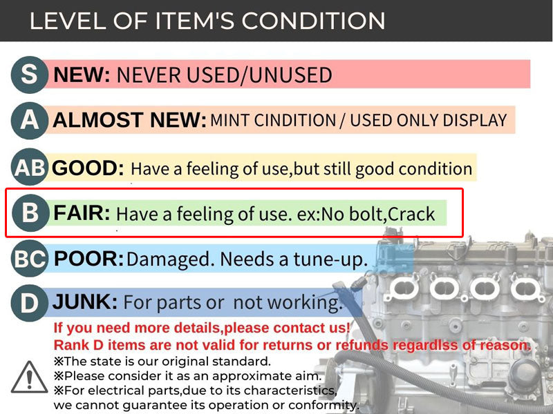 Kawasaki STX-15F '04 OEM ENGINE Used [X2308-15]