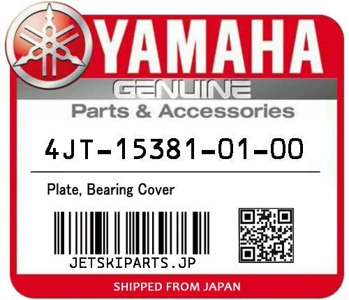 YAMAHA OEM PLATE, BEARING COVER New #4JT-15381-01-00